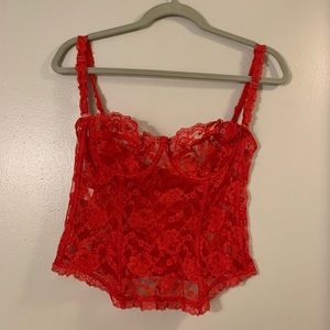 🌹Red Corset Lingerie Top🌹